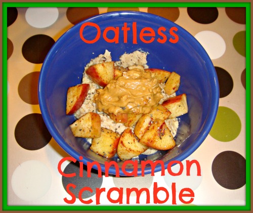 oatless cinnamon scramble